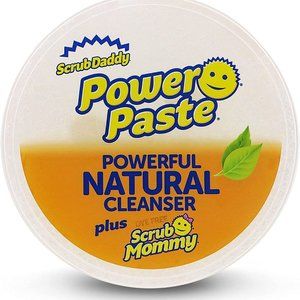 Scrub Daddy Power Paste with Scrub Mommy Sponge Clean Polish Protect Surfaces